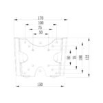 POWERLIGHT PL-1010F FIXED WALL MOUNT - Image 2