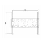 POWERLIGHT PL-B75 FIXED WALL MOUNT - Image 2