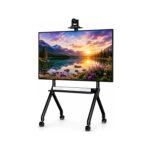 POWER LIGHT Heavy Duty Mobile TV Stand for 55 to 100 Inch- Black