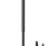 POWER LIGHT Dual Back-to-Back TV Ceiling Mount for 40-75 Inch Screens, Heavy-Duty Dual Display Ceiling Bracket, Full 360° Rotation, Height Adjustable 2500-3000mm Pole, VESA 600x400, Supports 100kg Total Load, Commercial Ceiling TV Mount, Black