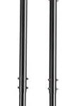 POWER LIGHT Heavy-Duty Double-Pole TV Ceiling Mount for 43-90 Inch TVs, Universal Ceiling TV Bracket for Flat & Sloped Ceilings, 360° Swivel, Height Adjustable Pole, VESA Up to 800x600mm, 100kg Capacity, Black
