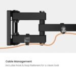 POWER LIGHT Full-Motion Pull-Out TV Wall Mount for 37-80 Inch TVs - Image 3