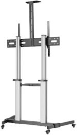 POWER LIGHT Mobile TV Stand with Wheels for 60-100 Inch TVs - Image 2