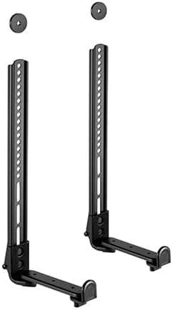 31VOB5agEL._AC_.jpg POWER LIGHT Universal Soundbar & Video Bar Mount, VESA Compatible Soundbar Bracket for TV Mounts, Adjustable Depth 40-182mm, Supports 15kg, Fits Soundbars 508-1143mm Wide, Mount Above or Below TV, Black - Image 1