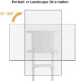 POWER LIGHT Rotating Mobile TV Stand for 37-70 Inch Interactive Displays - Image 3