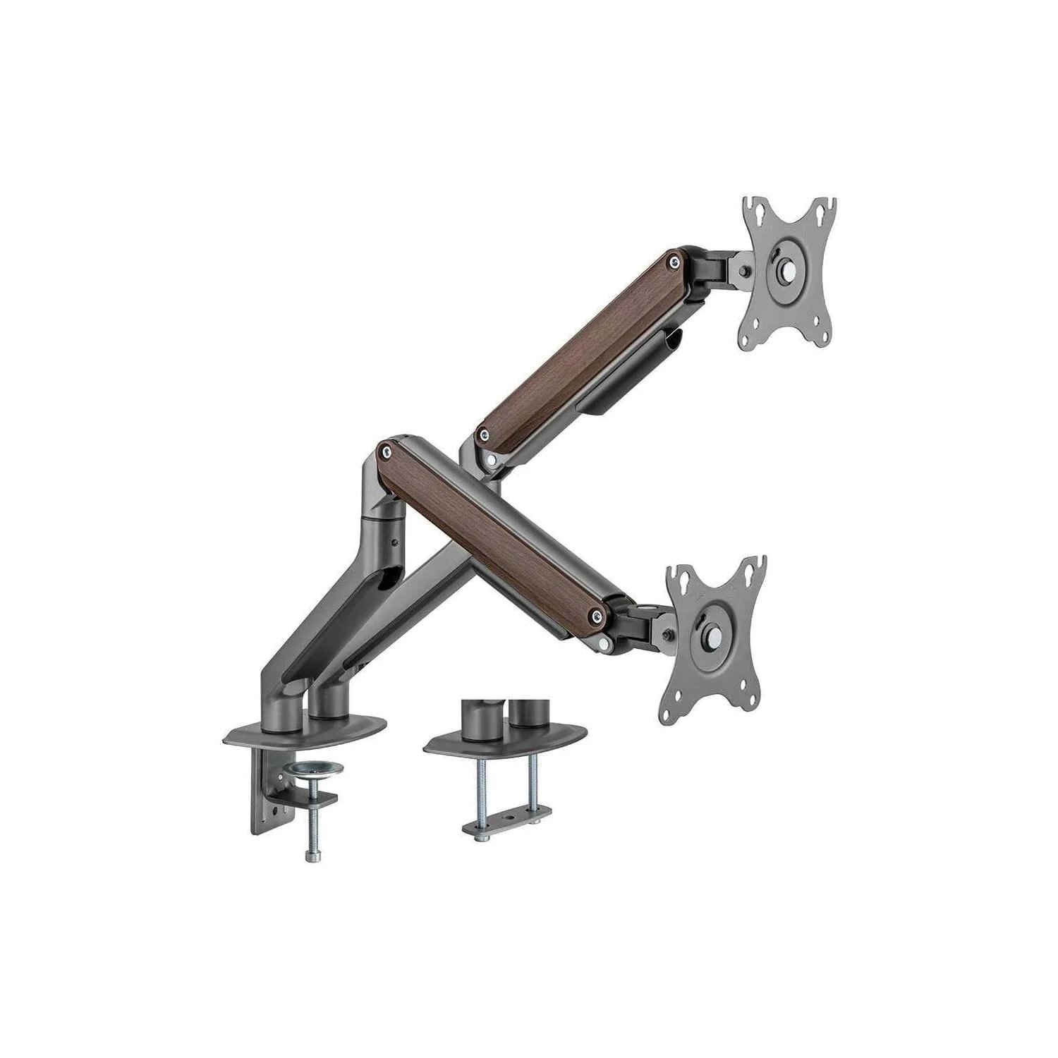 36 POWER LIGHT Dual Monitor Spring-Assisted Desk Mount for 17-27 Inch Screens - Image 1