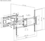 POWER LIGHT Industrial-Strength Full-Motion TV Wall Mount for 60-120 Inch TVs - Image 5