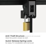POWER LIGHT Heavy-Duty Extend-Out Tilting TV Wall Mount for 55-105 Inch TVs - Image 5