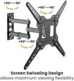 POWER LIGHT Single-Arm Full-Motion TV Wall Mount for 23–65 Inch TVs - Image 3