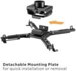 POWER LIGHT Heavy-Duty Universal Projector Ceiling Mount - Image 2