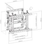 POWER LIGHT Heavy-Duty Push-Pull Interactive Screen Mount for 45-70 Inch Displays - Image 6