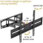 POWER LIGHT Full-Motion Pull-Out TV Wall Mount for 37-80 Inch TVs - Image 4