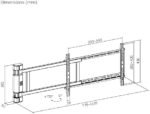 POWER LIGHT Motorized 170° Swing TV Wall Mount for 32-75 Inch TVs - Image 6