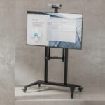 POWER LIGHT Mobile TV Stand with Wheels for 60-100 Inch TVs - Image 3