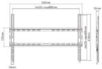 POWER LIGHT Heavy-Duty Low-Profile Fixed TV Wall Mount for 37-86 Inch TVs - Image 5