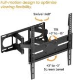 POWER LIGHT Full-Motion Pull-Out TV Wall Mount for 32-75 Inch TVs - Image 2