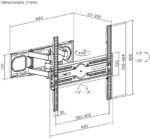 POWER LIGHT Full-Motion Pull-Out TV Wall Mount for 32-75 Inch TVs - Image 5