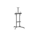 POWER LIGHT Mobile TV Stand for 37–70 Inch TVs, Height Adjustable Rolling TV Cart