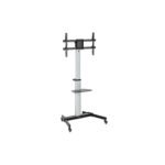 POWER LIGHT Mobile TV Stand with Wheels for 37-70 Inch TVs