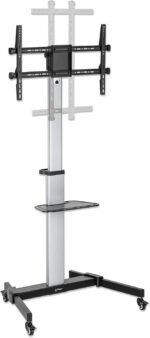 POWER LIGHT Mobile TV Stand with Wheels for 37-70 Inch TVs - Image 7