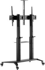 POWER LIGHT Mobile TV Stand with Wheels for 70-120 Inch TVs - Image 2