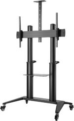 POWER LIGHT Mobile TV Stand with Wheels for 70-120 Inch TVs - Image 4
