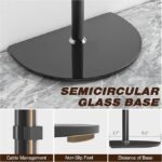 POWER LIGHT Corner TV Floor Stand with Swivel Mount for 32-65 inch LED LCD Plasma Flat Panel or Curved Screen TVs - Image 3