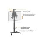 POWER LIGHT Mobile TV Stand with Wheels for 37-70 Inch TVs