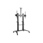 POWER LIGHT Mobile TV Stand with Wheels for 70-120 Inch TVs