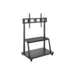 POWER LIGHT Mobile TV Stand with Wheels for 55-100 Inch TVs