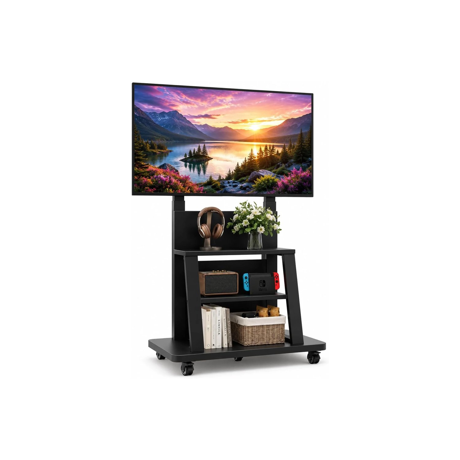 65 Rfiver Mobile TV Stand for 37–75 Inch TVs - MT6002 - Image 1