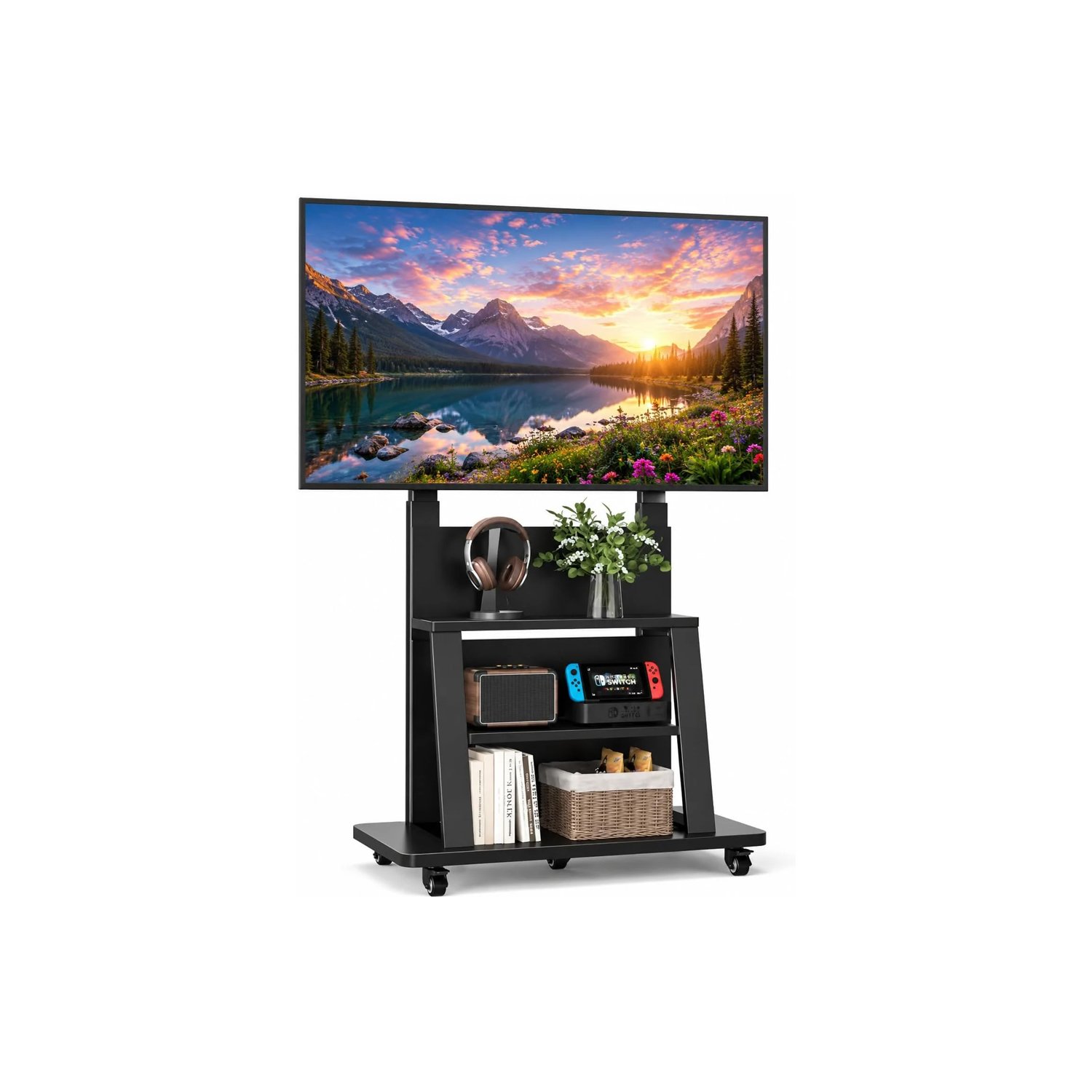 66 Rfiver Mobile TV Stand for 40–86 Inch TVs - MT6003 - Image 1