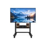 POWER LIGHT Heavy Duty Mobile TV Stand for 50-92 Inch Large TVs up to 90kg