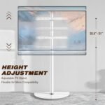 POWER LIGHT Corner TV Floor Stand with Swivel Mount for 32-65 inch LED LCD Plasma Flat Panel or Curved Screen TVs - Image 4