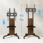 Rfiver Mobile TV Stand for 40–86 Inch TVs - MTB2007U - Image 4